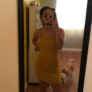 Yellow dress